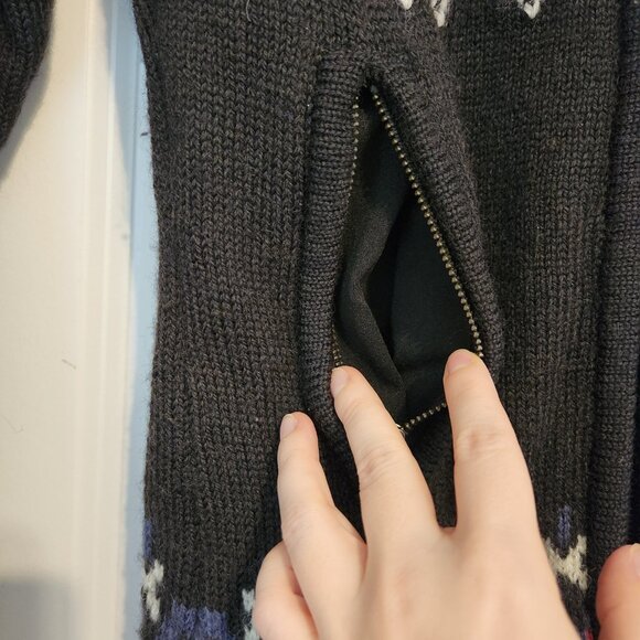 Icewear Zipped Wool Sweater Jacket Lined (Windproof) - Picture 5 of 7